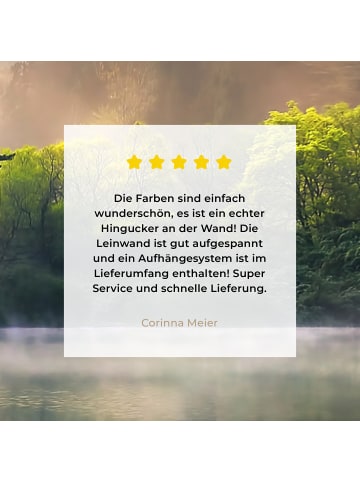 MuchoWow Leinwand bilder See (BxH)