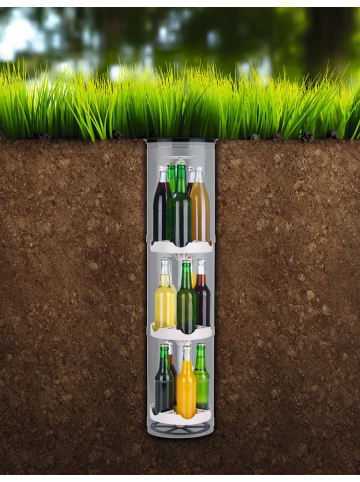 EASYmaxx Flaschenkühler Outdoor grau