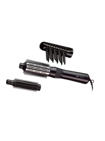 Braun Volumizer Satin Hair 3 Big Brush & small Brush in Schwarz