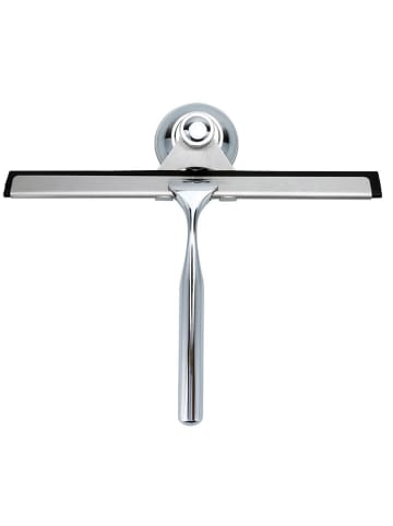 Intirilife Fensterabzieher mit Saugnapf Halterung in SILBER