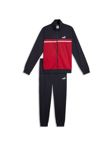 Puma Poly Colorblock Suit in New Navy