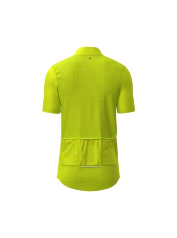 DANISH ENDURANCE Kurzärmeliges Radtrikot Sustain Cycling in Neon Yellow