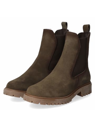 Tamaris Chelsea Boots in grün