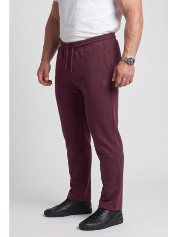 Men Plus Lange Sweathose in pflaume