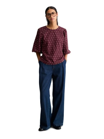 Marc O'Polo DENIM Seersucker-Bluse regular in Dark Red