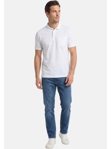 Redmond Poloshirt Basic in Weiß