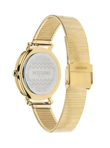 Missoni Analoguhr für Damen in gold