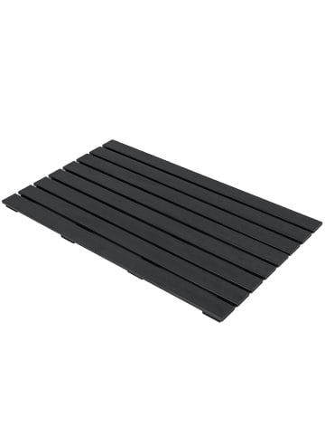 COSTWAY Bodenelement für Solardusche 100x60cm in Schwarz