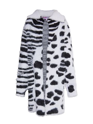 myMo KIDS Mädchen Strickcardigan in Weiss