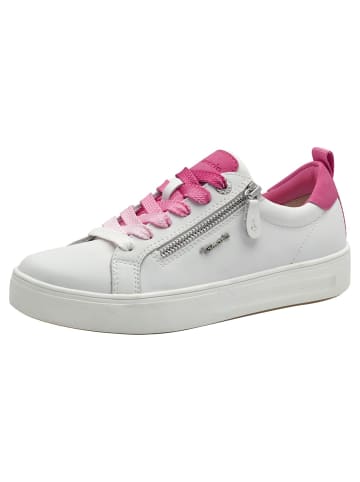 Tamaris COMFORT Sneaker in WHITE/FUXIA