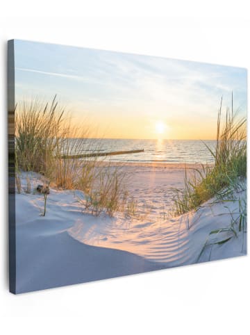 MuchoWow Leinwand Bilder Sonnenuntergang