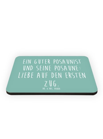 Mr. & Mrs. Panda Magnet Posaune Liebe mit Spruch in Meeresbrise