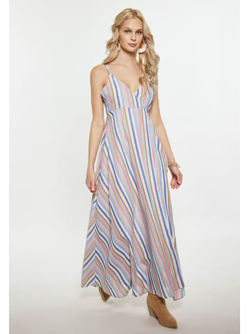 IZIA Damen Kleid in Blau Mehrfarbig