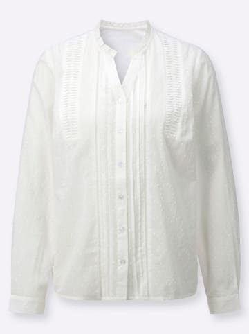 WITT WEIDEN Spitzen-Bluse in ecru