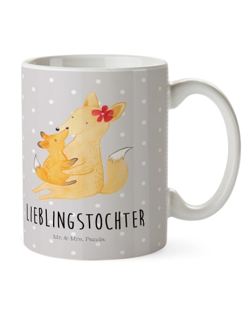 Mr. & Mrs. Panda Kinderpott Fuchs Mama mit Spruch in Grau Pastell