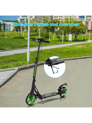 COSTWAY Cityroller Tretroller in Grün