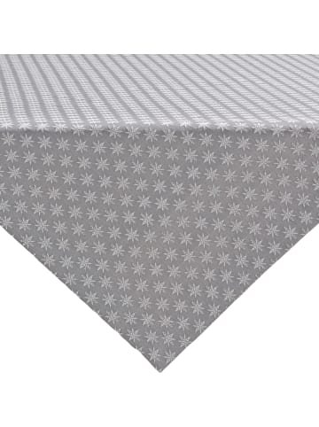 Erwin Müller Jacquard, Baumwollmischung Mitteldecke Denia in silber