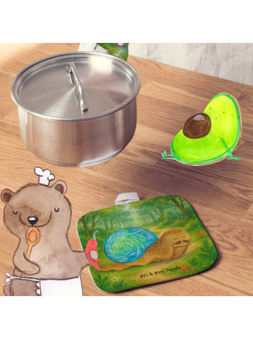 Mr. & Mrs. Panda Topflappen Schnecke Sir Design ohne Spruch in Weiß