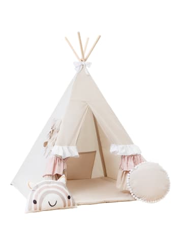 Sówka Design Spielzelt Tipi in weiss