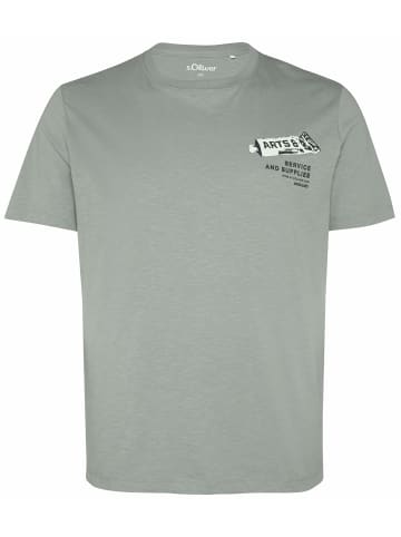 S. Oliver Rundhals T-Shirt für Herren in grau