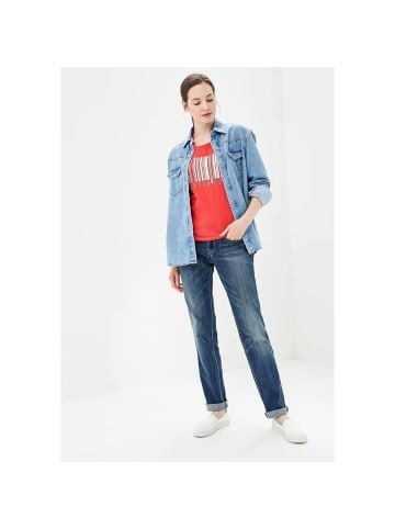 GAS Blau Baumwolle Straight-Leg Jeans