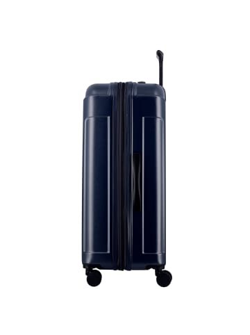 Jump Glossy 4 Rollen Trolley 77 cm mit Dehnfalte in marine