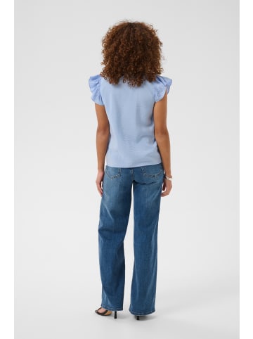 Kaffe Kurzarm-Bluse KAcarrie Regular fit in Windsurfer