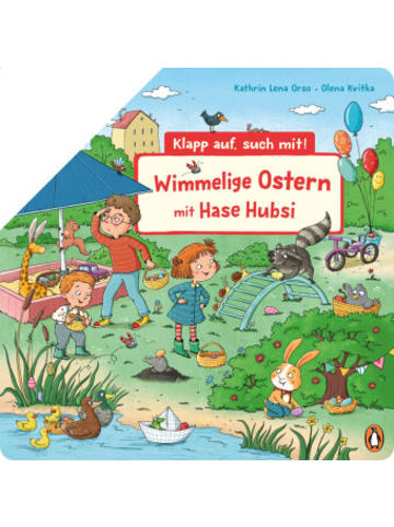 Penguin Junior Buch - Wimmelige Ostern mit Hase Hubsi