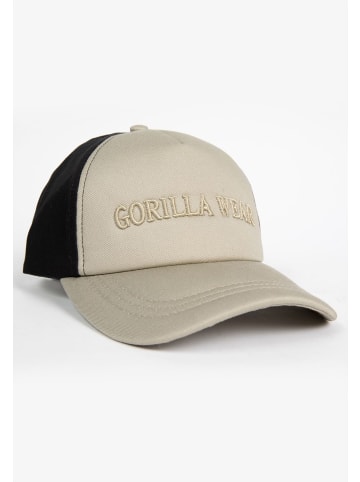 Gorilla Wear Cap - Sharon Ponytail - Beige/Schwarz