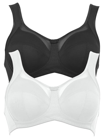 Anita Komfort BH Clara in Schwarz Weiss