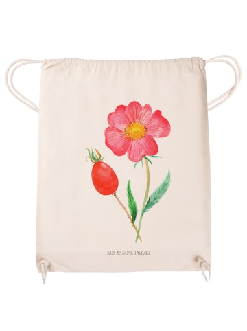 Mr. & Mrs. Panda Turnbeutel Blume HageRundunge ohne Spruch in Creme