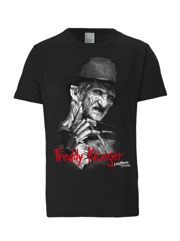 Logoshirt T-Shirt Nightmare On Elm Street – Freddy Krueger in schwarz