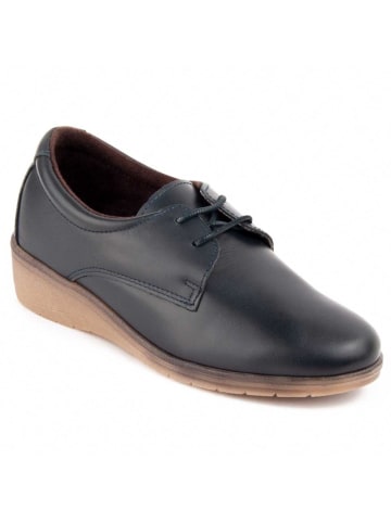 Purapiel Schnürschuhe Keilabsatz Anilav in Blau