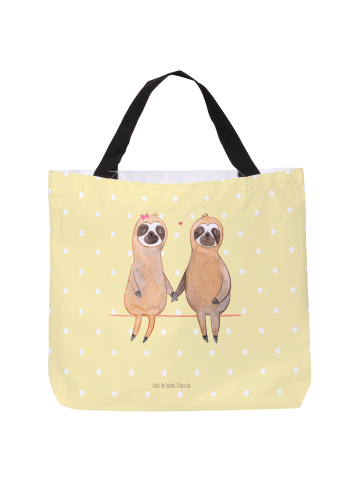 Mr. & Mrs. Panda Stoffbeutel Nasenbär ohne Spruch in Gelb Pastell