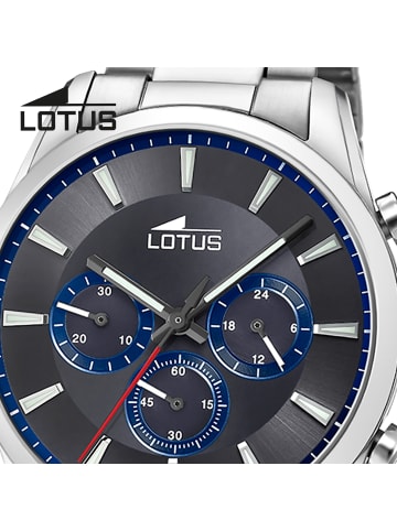 Lotus Chronograph-Armbanduhr Lotus Classic silber groß (ca. 42mm)