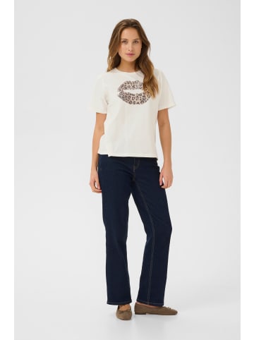 CULTURE T-shirt CUnuga Relaxed fit in Spring Gardenia