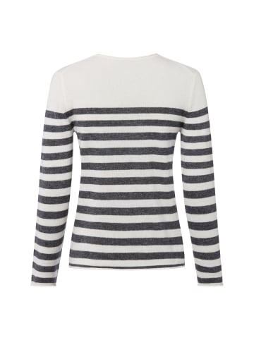 Marie Lund Strickpullover in ecru anthrazit - 0001