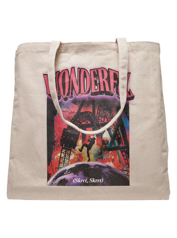 Mister Tee Mister Tee Unisex Wonderful Oversize Canvas Tote Bag in offwhite