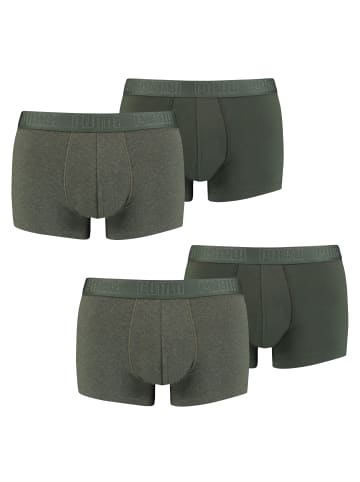 Puma Boxershorts PUMA BASIC TRUNK 4P in 009 - Green Melange