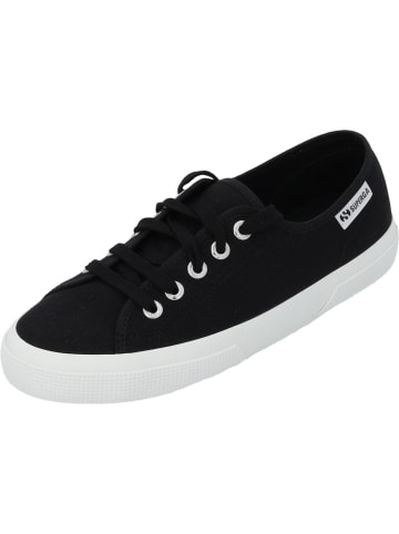 Superga Schnürschuhe in black/white