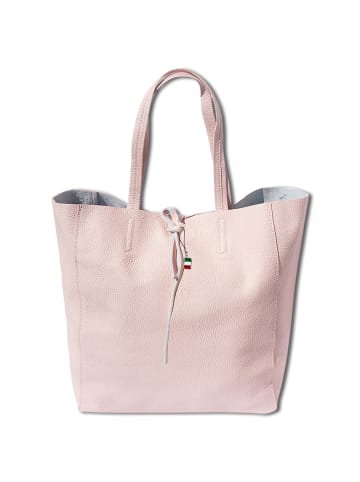 Florence Florence Shopper, Schultertasche Leder rosa ca. 30cm breit