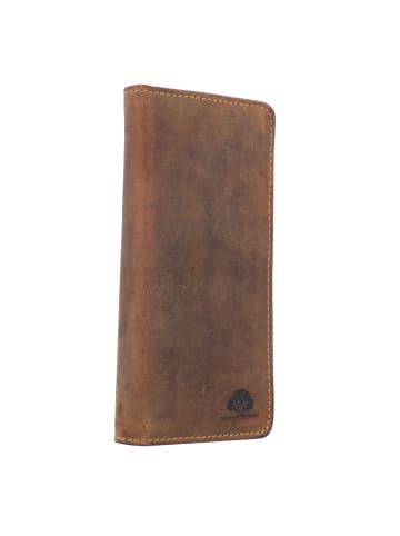 Greenburry Vintage Stifteetui Leder 8,5 cm in braun
