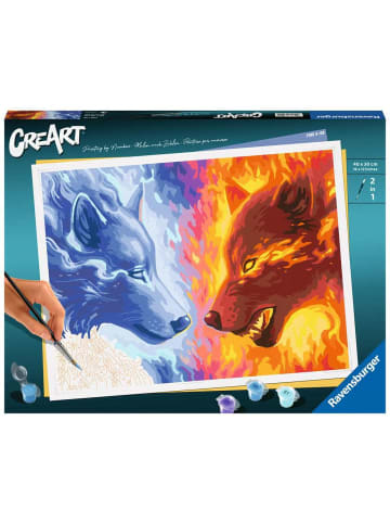 Ravensburger Malprodukte CreArt Adults Premium - Feuer & Eis CreArt - Malen nach Zahlen Erwachsene Premium Ab 12 Jahre in bunt