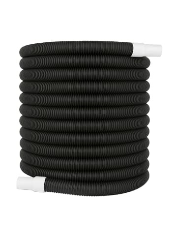 relaxdays Poolschlauch in Schwarz/ Weiß - (L)25 m x Ø 32 mm