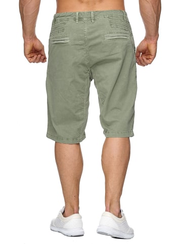 Max Men Bermuda Shorts Stretch 3/4 Chino Hose H1929 in Grau