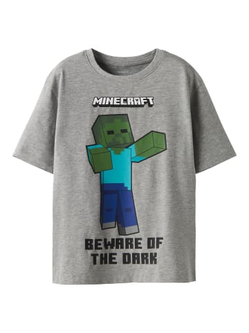 name it T-Shirt in Grey Melange