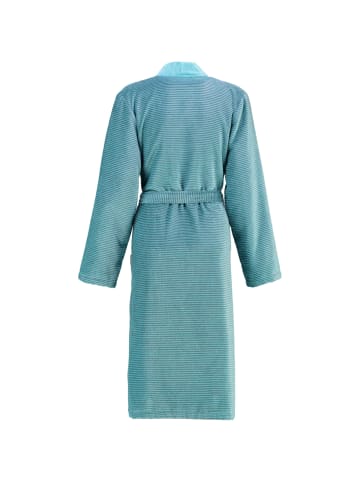 Cawö Cawö Bademäntel Damen Kimono Two-Tone 6431 türkis - 47 in türkis - 47