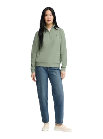 Polo Club Sweatshirt RIGBY GO NECK ZIPPER SWEAT W VO in Blassgrün