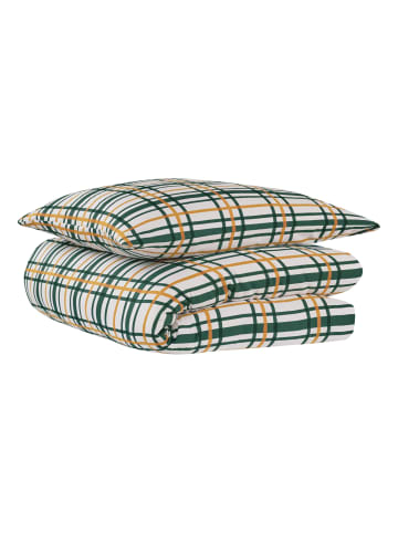 UNCOVER BY SCHIESSER Satin Bettwäscheset Maxim - 2-teilig in Grün-Senf