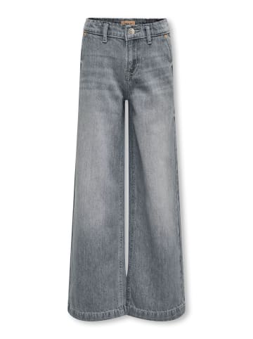 KIDS ONLY Jeans mit weitem Bein in Grey Denim